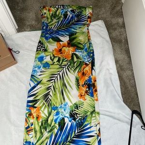 Hawaiian floral dress